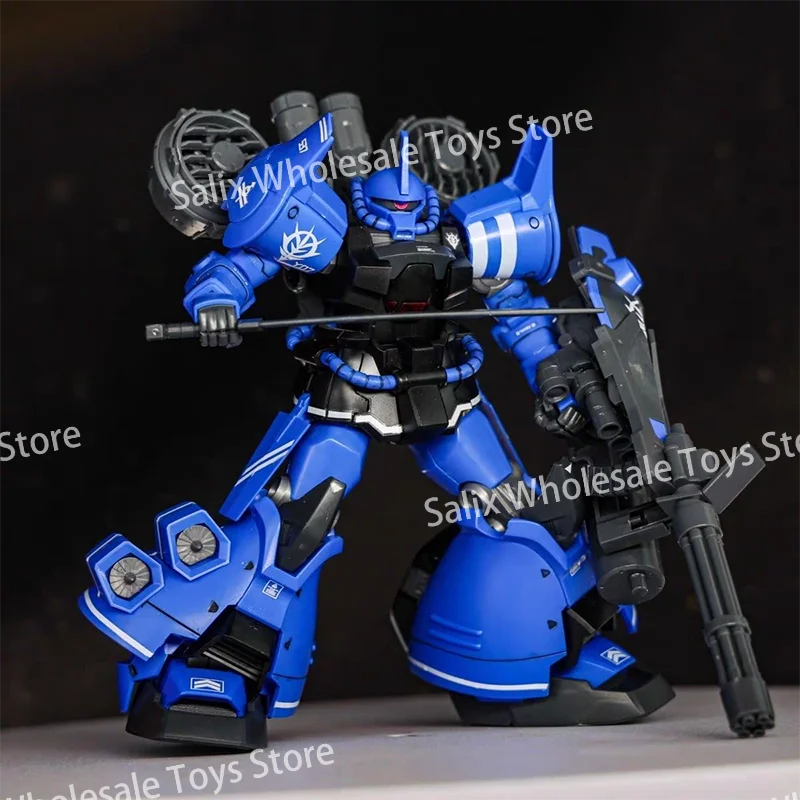 カスタマイズされたb3アクションフィギュアキット,白と青,フライバッグ付き1/144 MS-07B-3 gouf,在庫あり