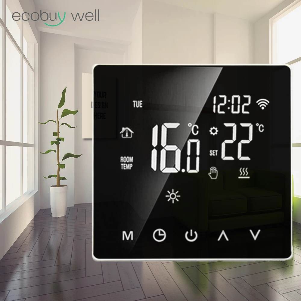 

Tuya Smart Wifi Thermostat Floor Heating Room Thermostat Underfloor Heating Wifi Connected Thermostat 220V Goolge Home Alexa
