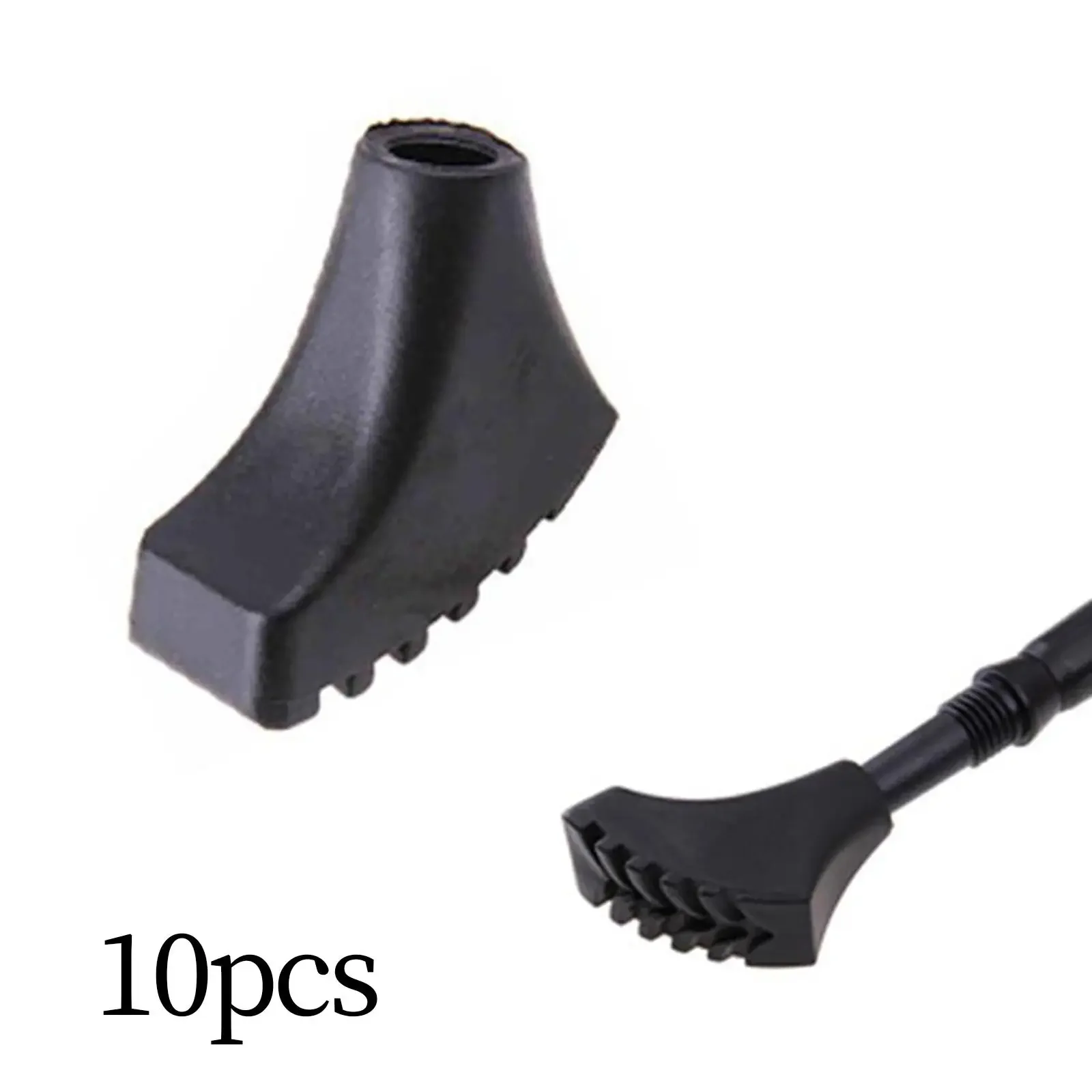 10Pc Trekking Stick Tips,Hiking Pole Tips Rubber,Anti Slip Boot Tips End  Replaces Walking Pole Tips  Hiking Sticks Mud