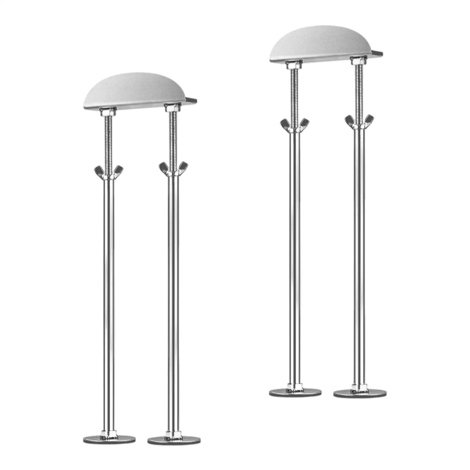 2x Undermount Sink Bracket with Sponge Multipurpose Adjustable Height for Bathroom Lavatory Wash Basin Kitchen Restroom