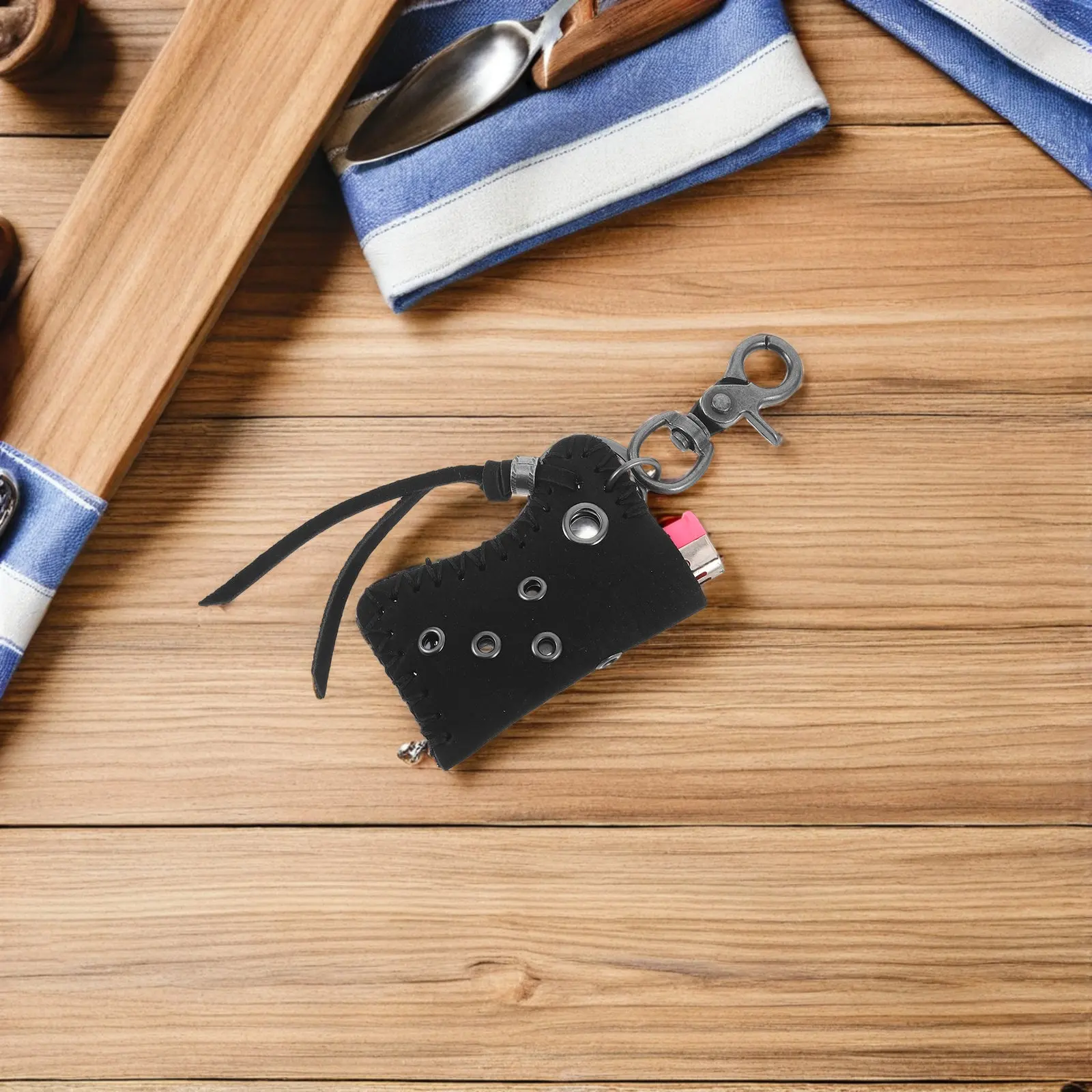 Lighter Case Keychain Hiking Gear Accessory Carrying for Camping Compact Holder