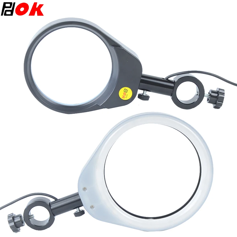 LED SMD Adjustable Ring Side Light Illuminator Lamp Fill Light for Video Camera Stereo Microscope Illumination LED OK90
