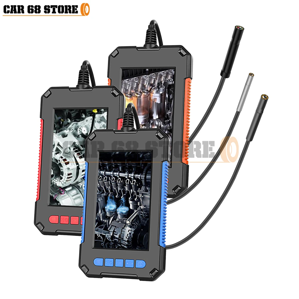 

1080P 4.3 " IPS LCD Digital Inspection Camera With 8 LED For Car Sewer Checking P40 8mm Single Dual Lens Industrial Endoscope