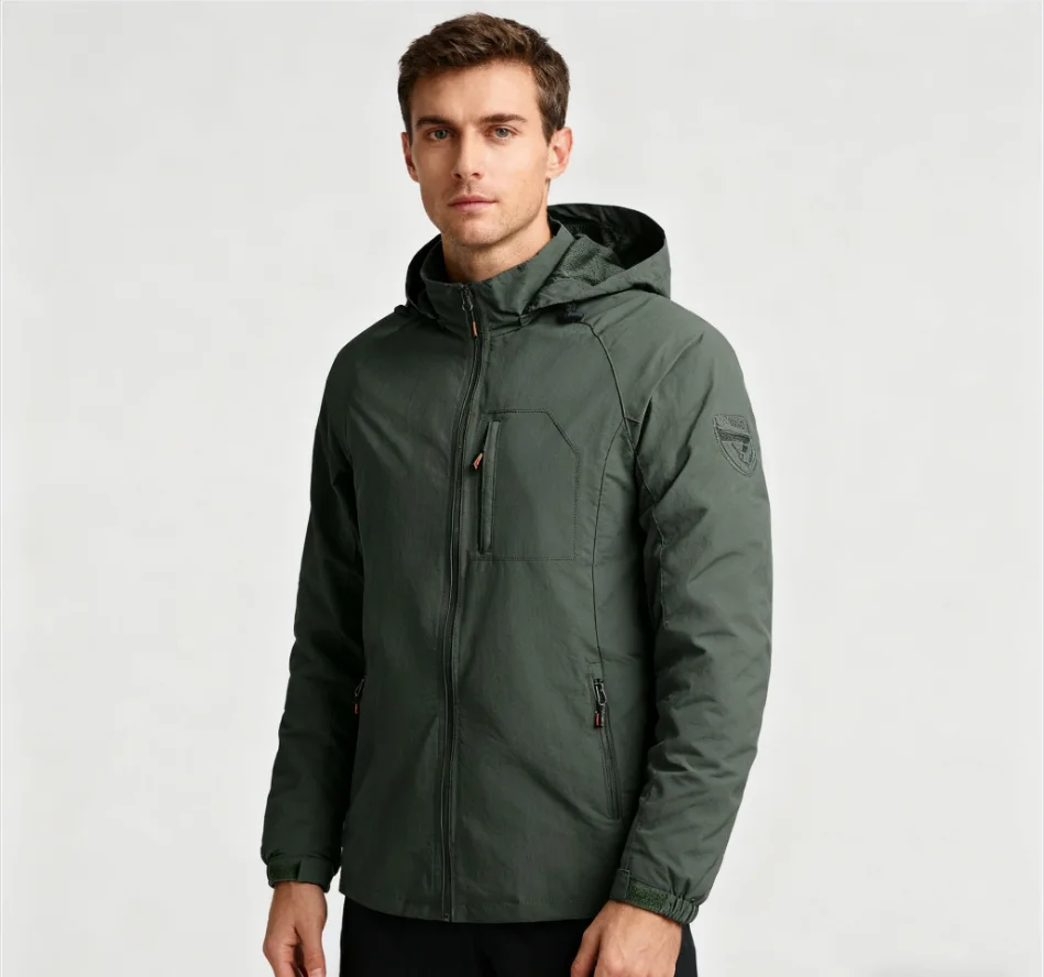 

Men's Spring Autumn Workwear Jacket Jackets for Man Men's Windproof Casual Jacket Top with Multiple Pockets Windbreaker