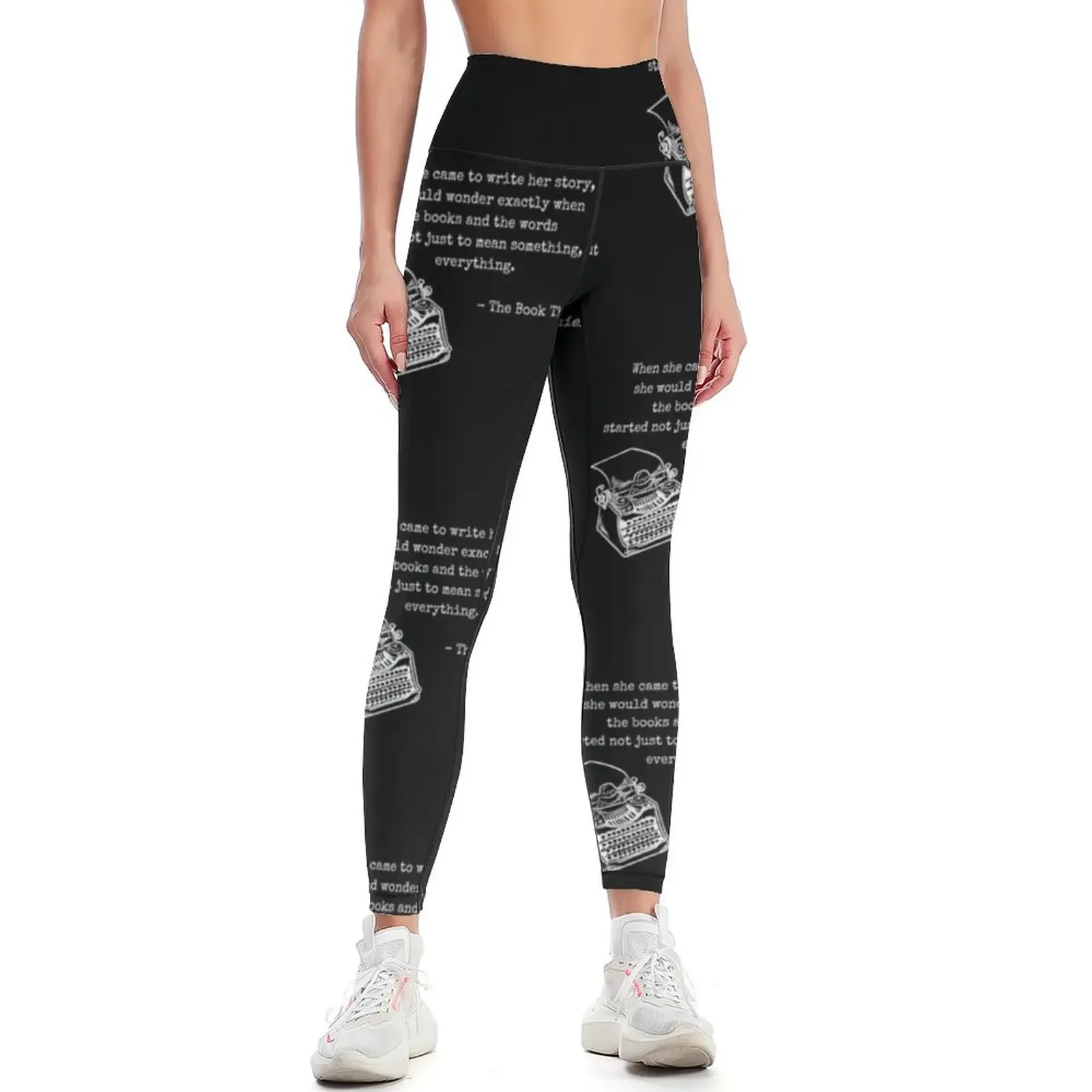 

When She Came To Write Her Story Leggings Women's sportswear Sportswear woman gym legging gym gym's sportswear Womens Leggings