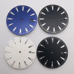 33.5mm luminous black blue white sterile watch dial fit Miyota8215 8205 DG2813,NH35 NH36,ETA2824/2836 movement