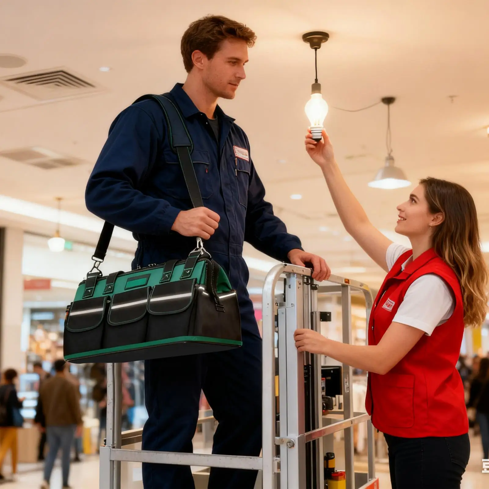 أكياس الأدوات 600D أكسفورد الحقيبة مع حزام الكتف سعة كبيرة أكياس أداة الثقيلة لعتاد كهربائي البناء العمل سيارة #1