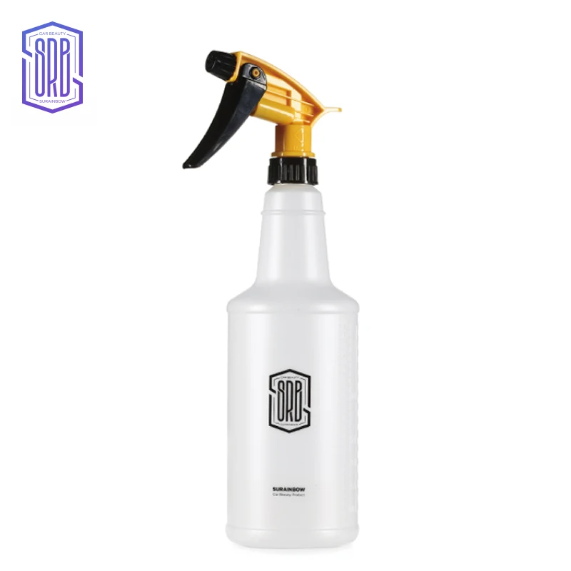 Auto Ultrafijne watermist Cilindrische spuitfles HDPE Chemisch bestendige spray Auto Wash Gieter, Heavy Duty spuitfles