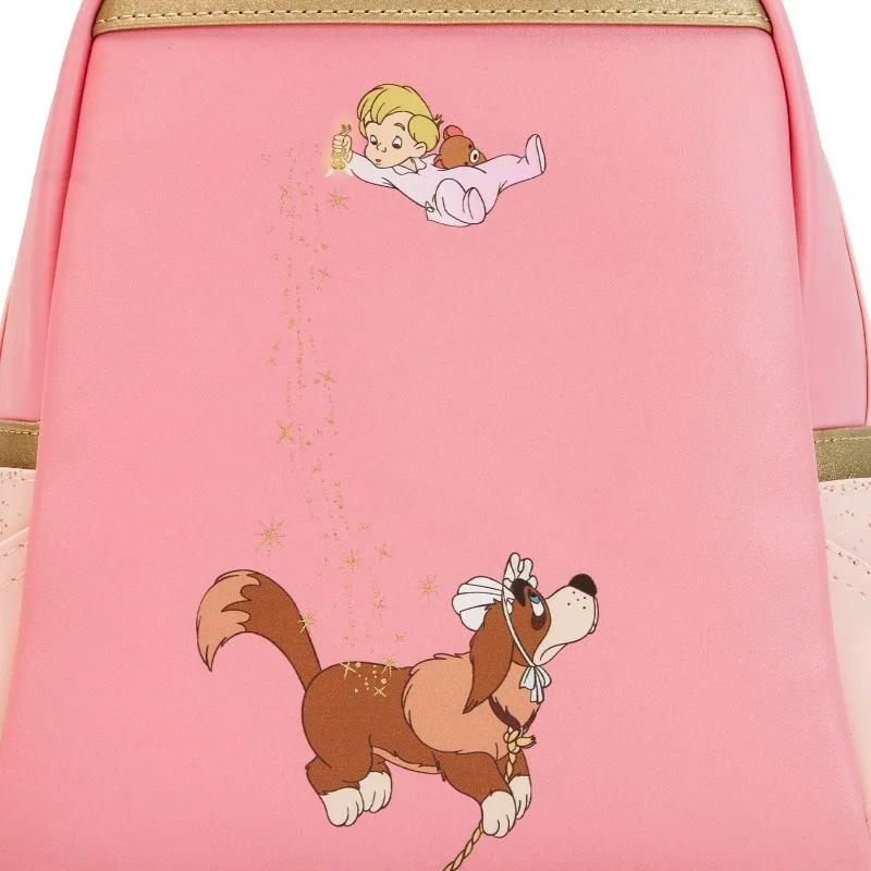 ディズニー-女性のセカンドスターグローバックパック、ピーターパン、70周年記念ティール、ピーターパン、ミニ、ティール、グローを飛ばすことができます