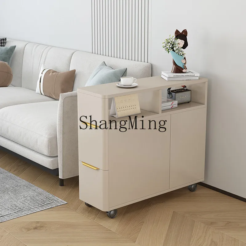 

FG ultra-narrow sofa side cabinet modern simple side cabinet removable household corner