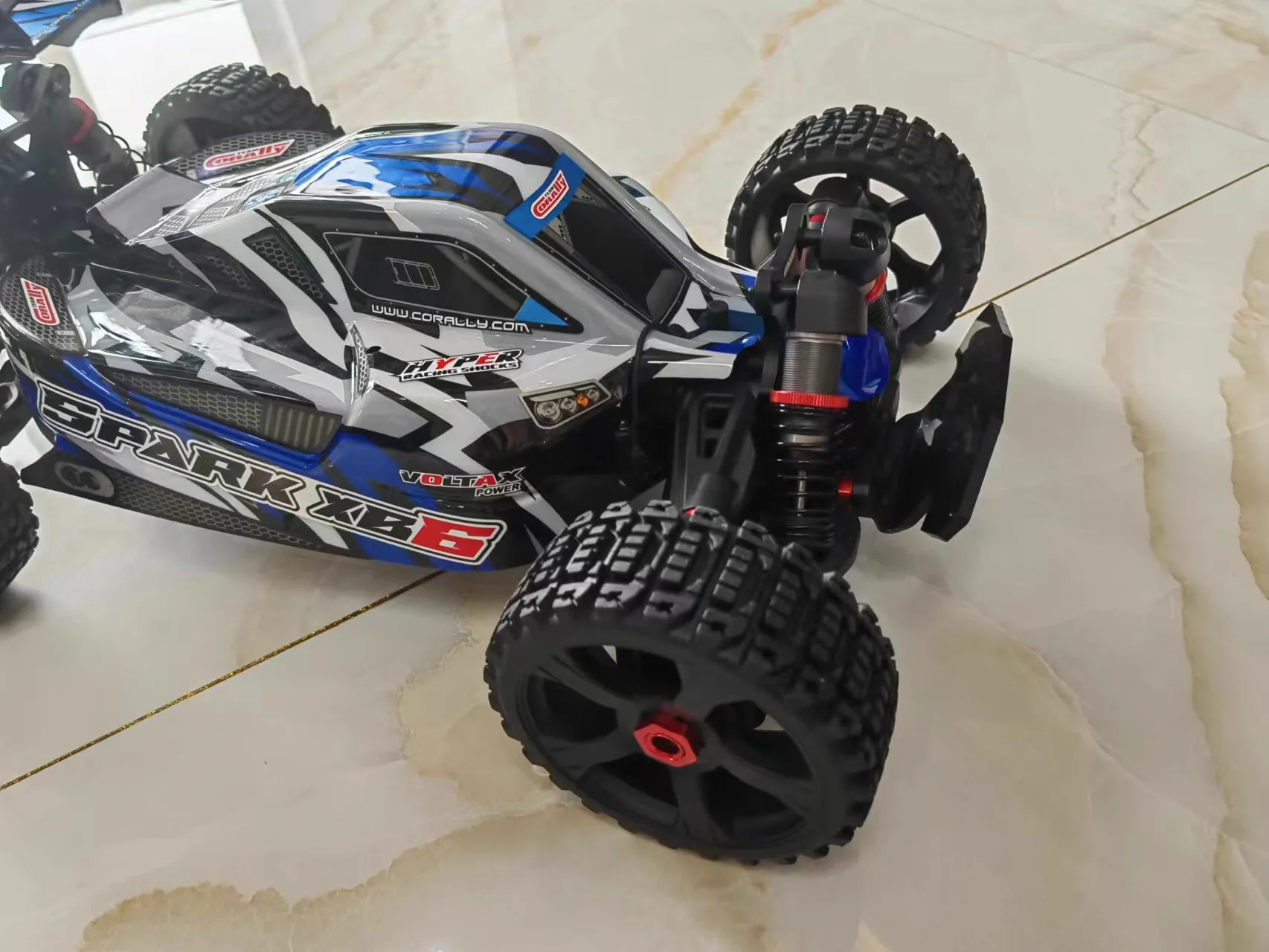 Nylonowy zderzak wyścigowy ADU dla zespołu 1/8 XB6 swpart BUGGY