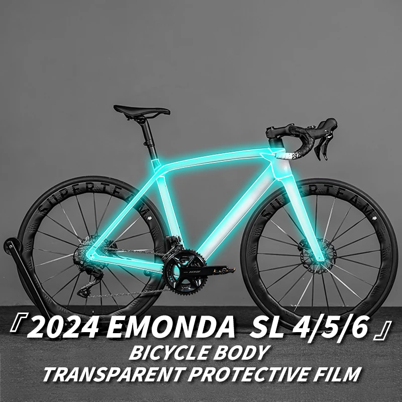 

Used For TREK 2024 EMONDA SL4/5/6 Bike sticker film frame transparent protective film TPU thickened material extreme protection