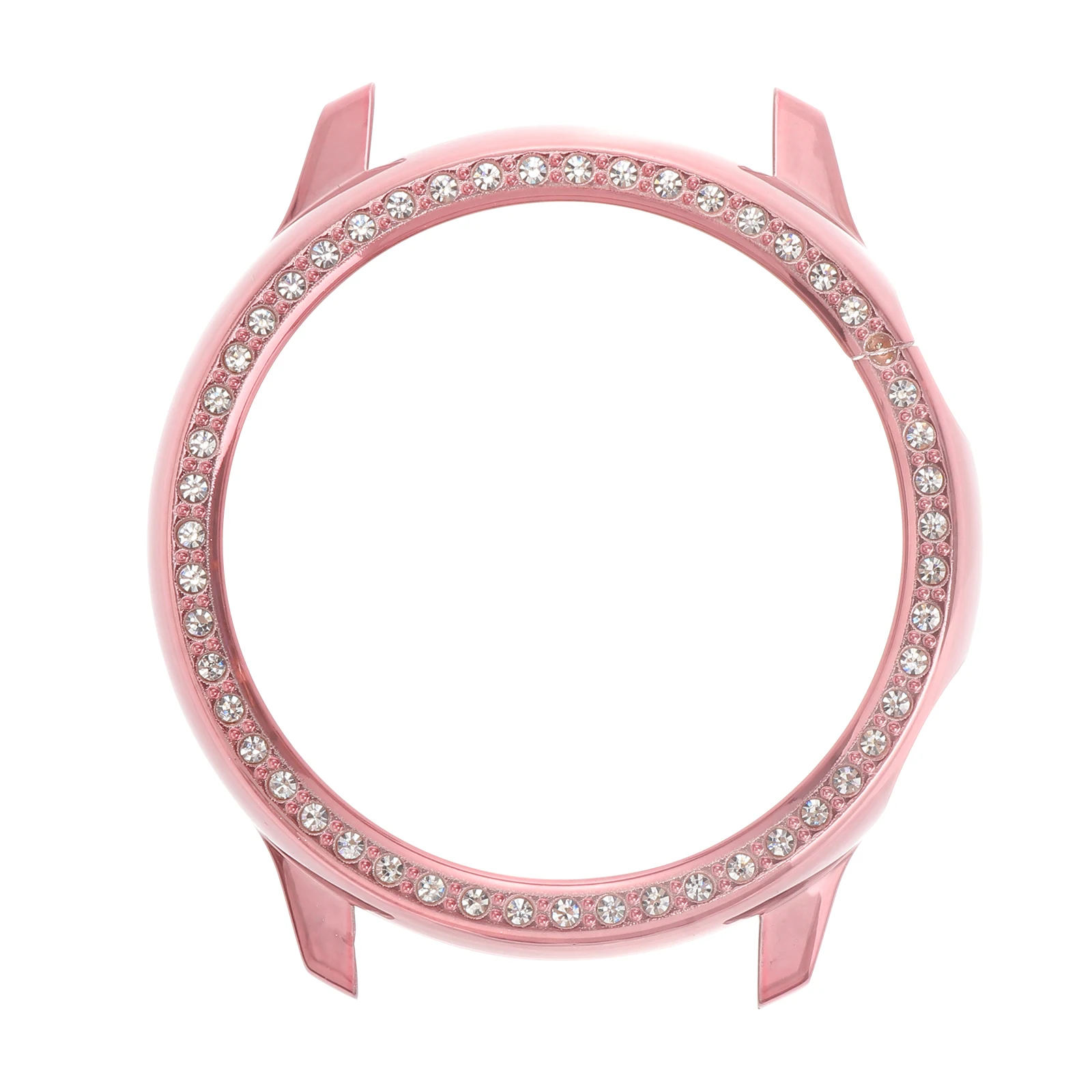 Delicate Watch Protective Case Diamond-encrusted Plating Watch Cover Professional Watch Anti-drop Case Compatible for Galaxy