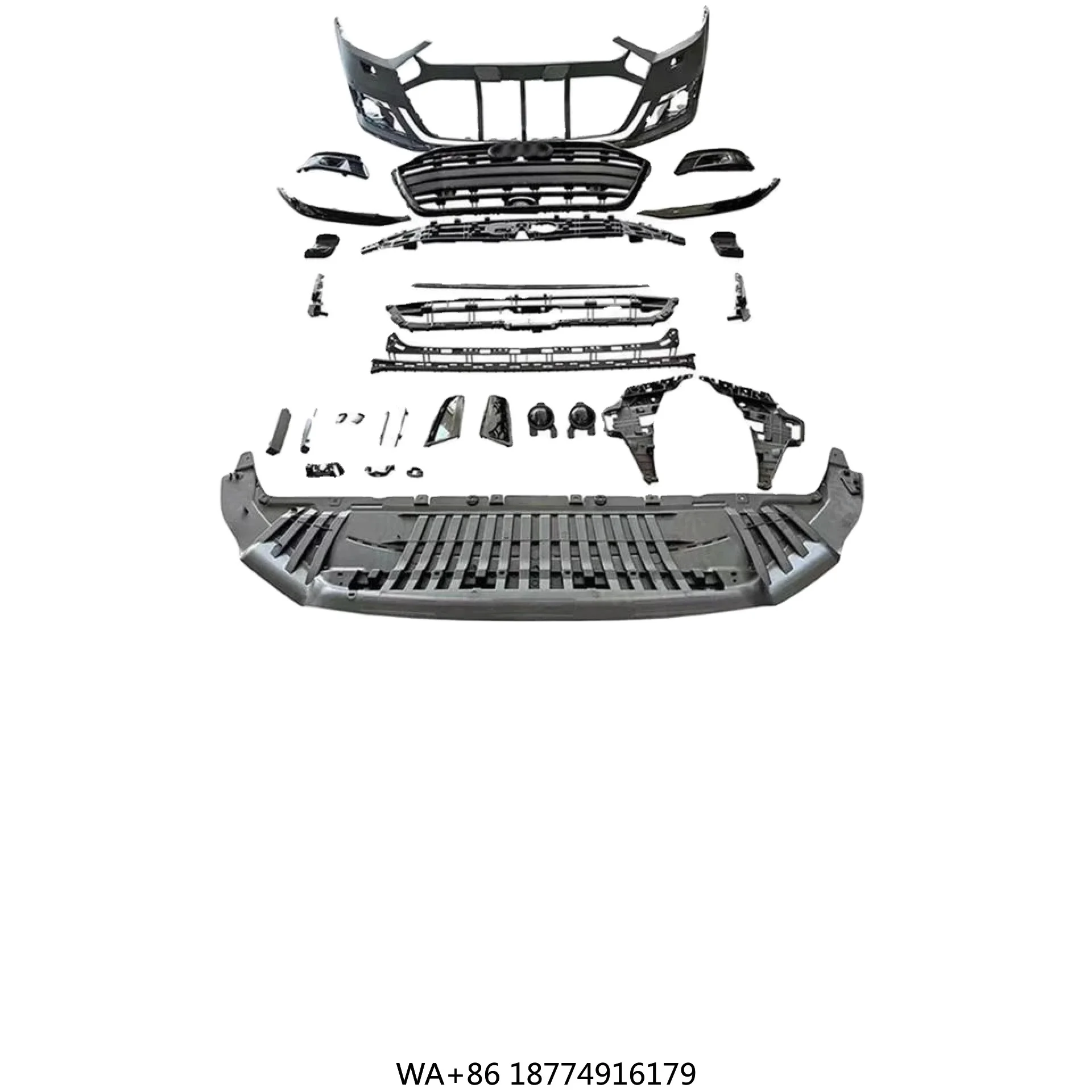 

Factory Direct A8 Body Kit Front and Rear Bumper Modifications and Rear Diffuser for