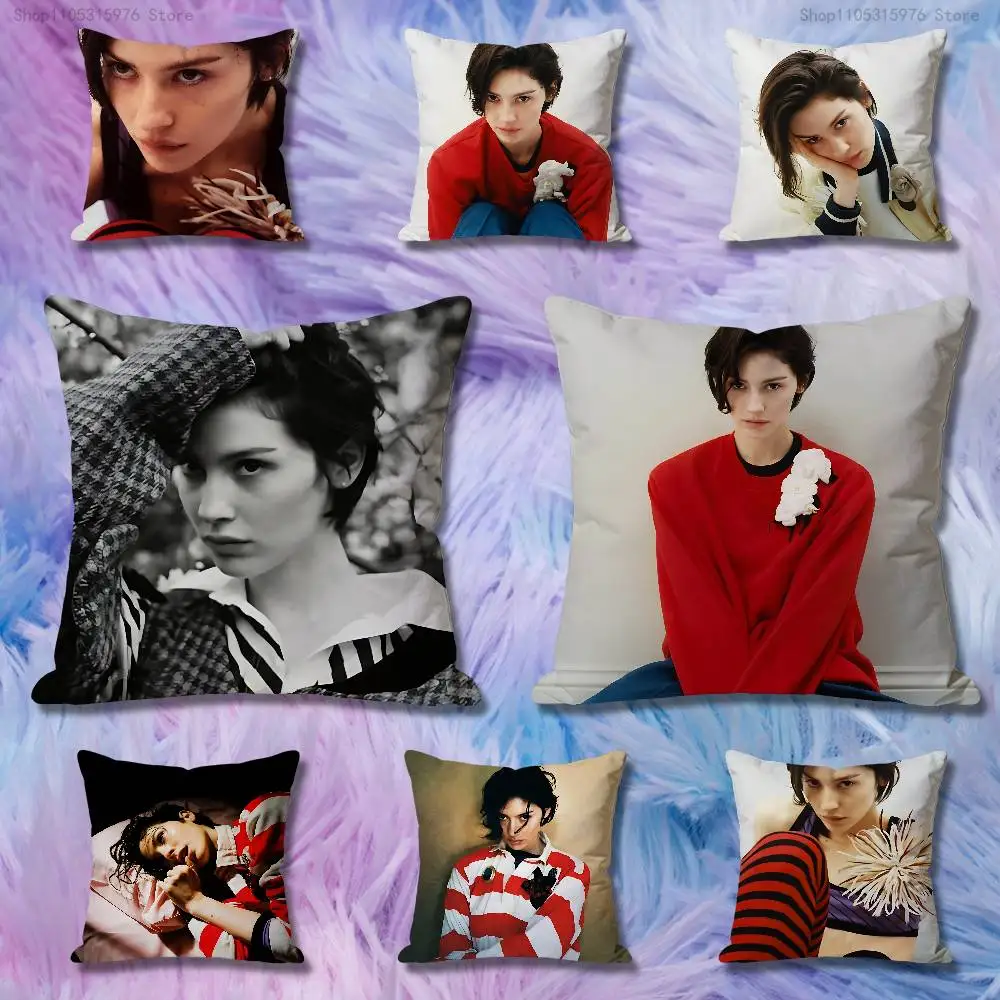 G-Gracie Abrams Daughter from Hell Cushion Cover Suitable For Sofa Car Bedroom Office Cushions Decorative Pillow Case