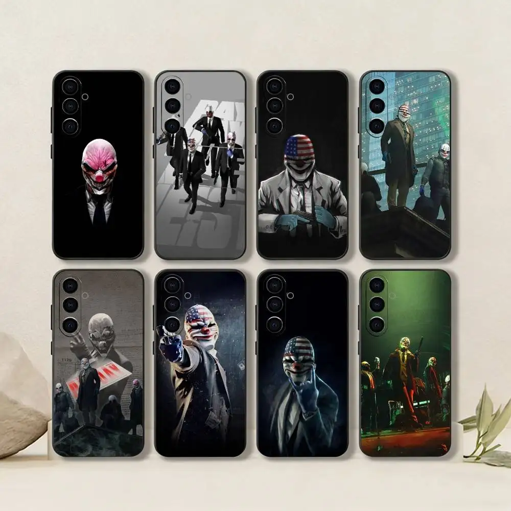

Payday Phone Case For Samsung Galaxy A73,A72,A71,A70,A53,A52,A51,Others Soft Black Cover