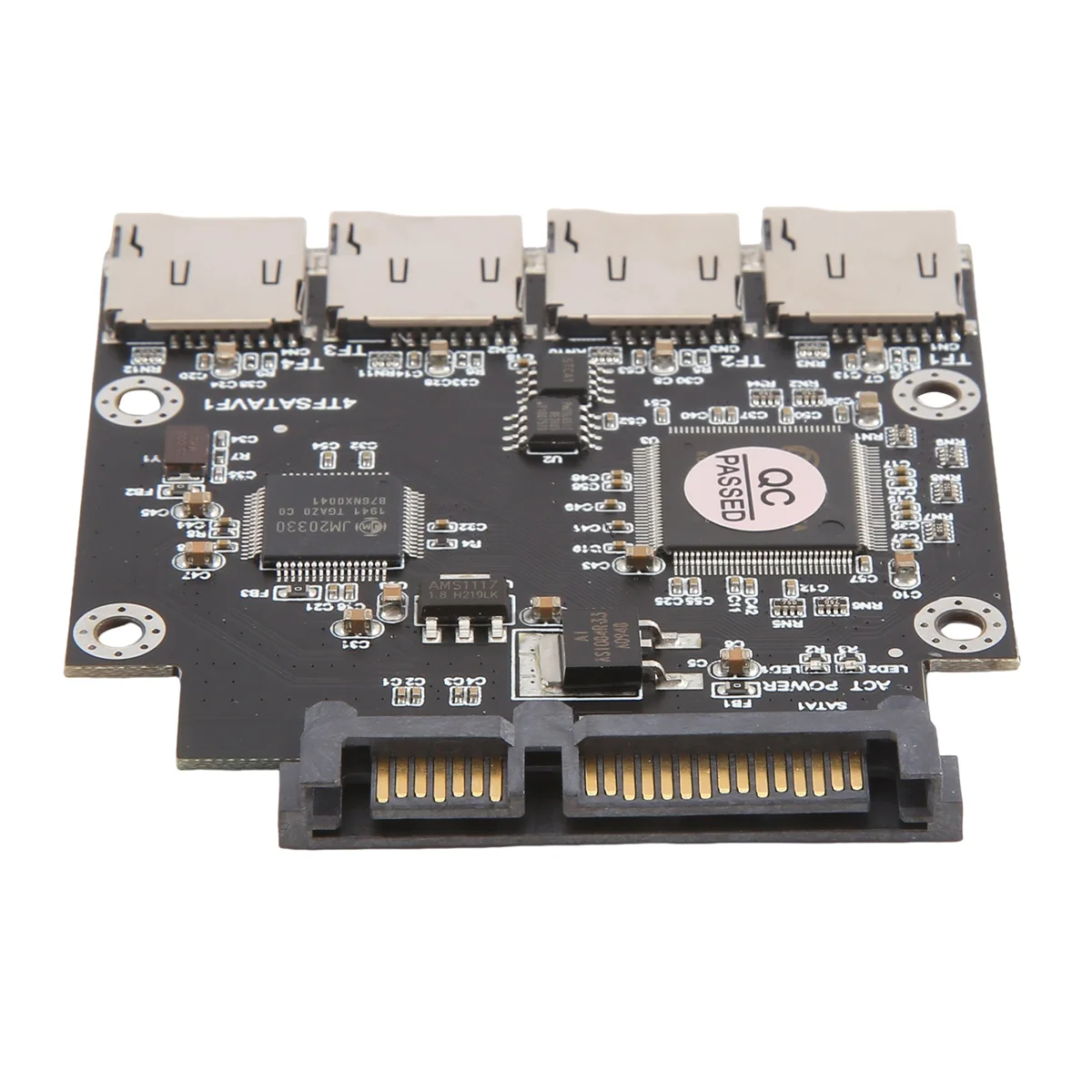 Tarjeta de memoria TF micro-sd de 4 vías a adaptador Serial SATA, módulo portátil de almacenamiento móvil integrado Industrial, SSD