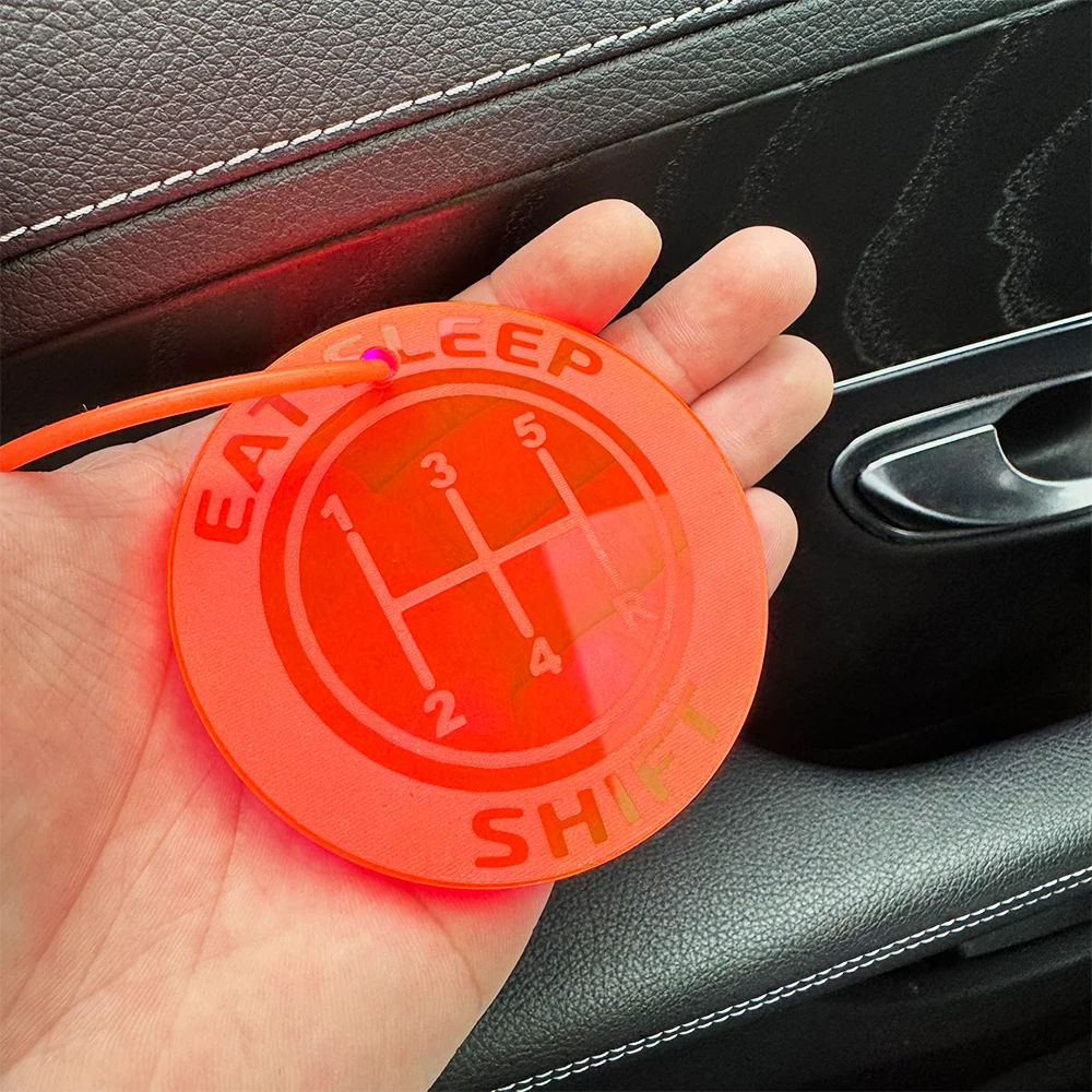 Car Auto Fashion Pendant JDM Interior Rear View Mirror Ornament 5 Speed Shift Hanging Dangle Charm Acrylic Car-Styling Pendant