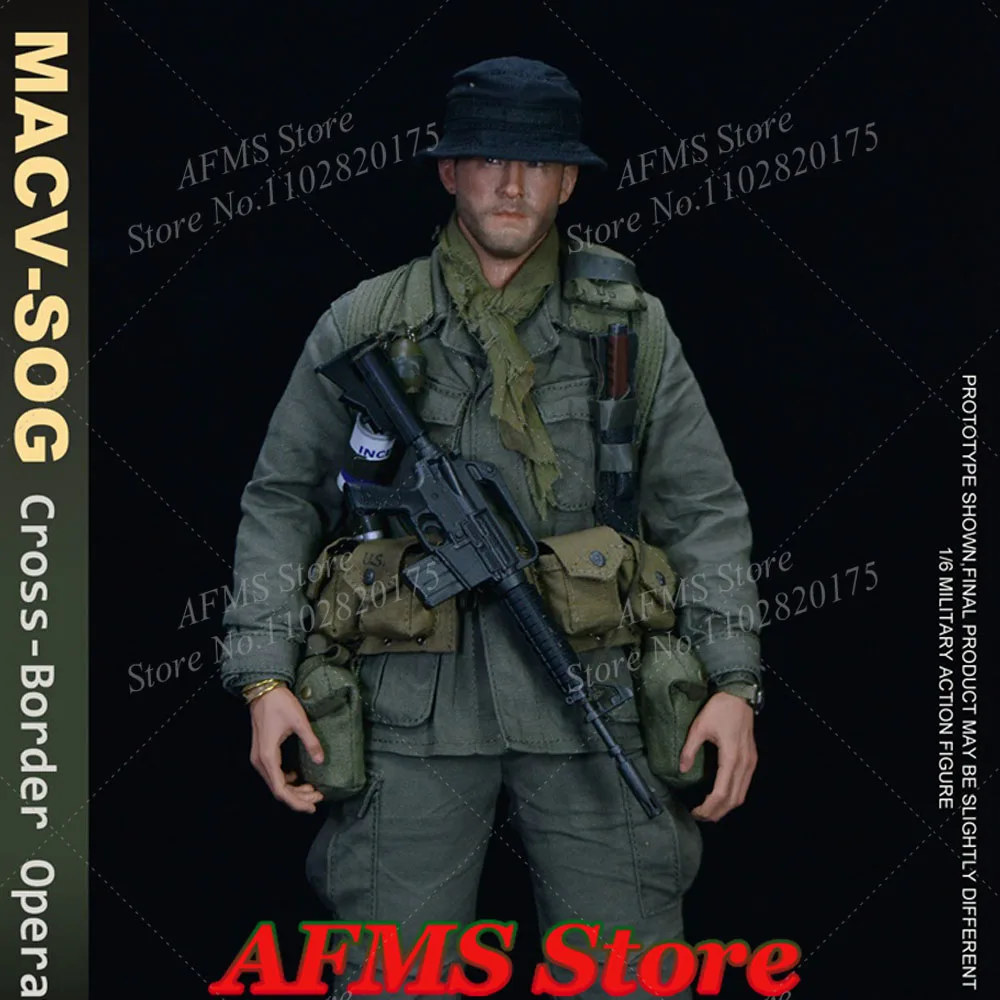 

UJINDOU UD9032 1/6 Scale Collectible Figure Cross-Border Vietnam War Doll 12Inch Full Set Men Soldier Action Figure Model Toy