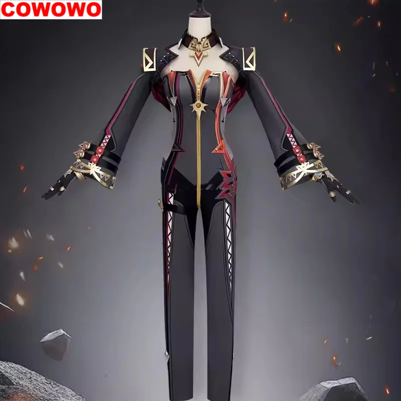 COWOWO Genshin Impact Mavuika Pyro Archon Game Suit Sexy Lovely Uniform Cosplay Costume Halloween Party Role Play Outfit Women