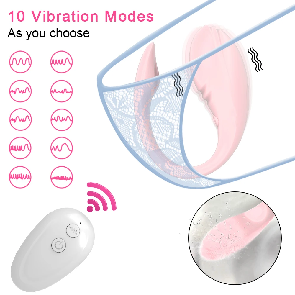 Dildo Love Egg Vibrator for Women Wireless Remote Control G Spot Wear Vibrating Egg Clit Female Panties Massager Sex Toys