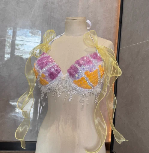 

Сексуальный женский купальник-бикини с блестками, комплект из двух предметов, с эффектом пуш-ап, треугольные чашечки, для летнего пляжного отдыха и клубных мероприятий