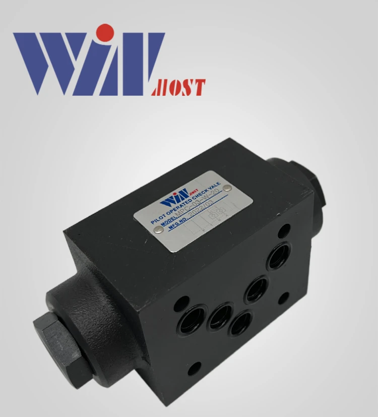 MCV-02/03-P-1/2/3 stacked hydraulic control one-way valve MPC-02/03-W A B