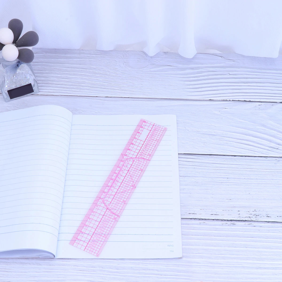

Multifunction Ruler Precision Measuring Scale Drafting Math Plastic Clear Accurate Long Time Easy Store Home Office