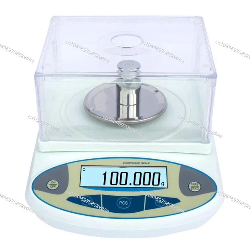 

500gx0.001g Electronic Balance Scale with Windshield High Precision Laboratory Solid Analytical Digital Precision Balance Scale