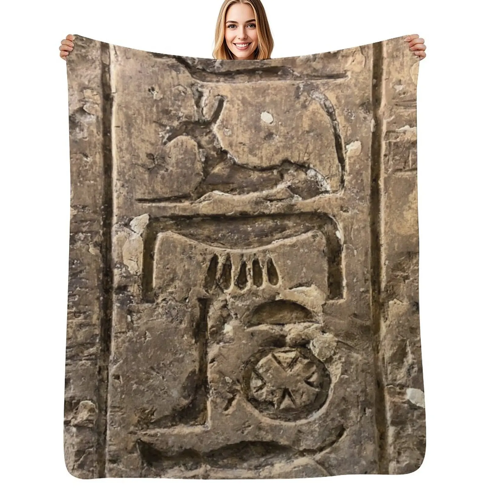 Nubty (The Ancient Egyptian God Set/Seth) Throw Blanket Heavy Soft Big Weighted Quilt Personalized Gift Luxury Throw Blankets