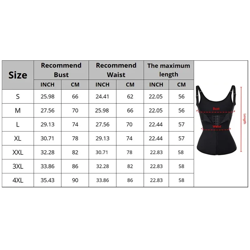 Plus Size Waist Trainer Corset Body Shaper Vest Slimming Belt Corset Women Shapewear Tummy Postpartum Belly Sheath Corrective