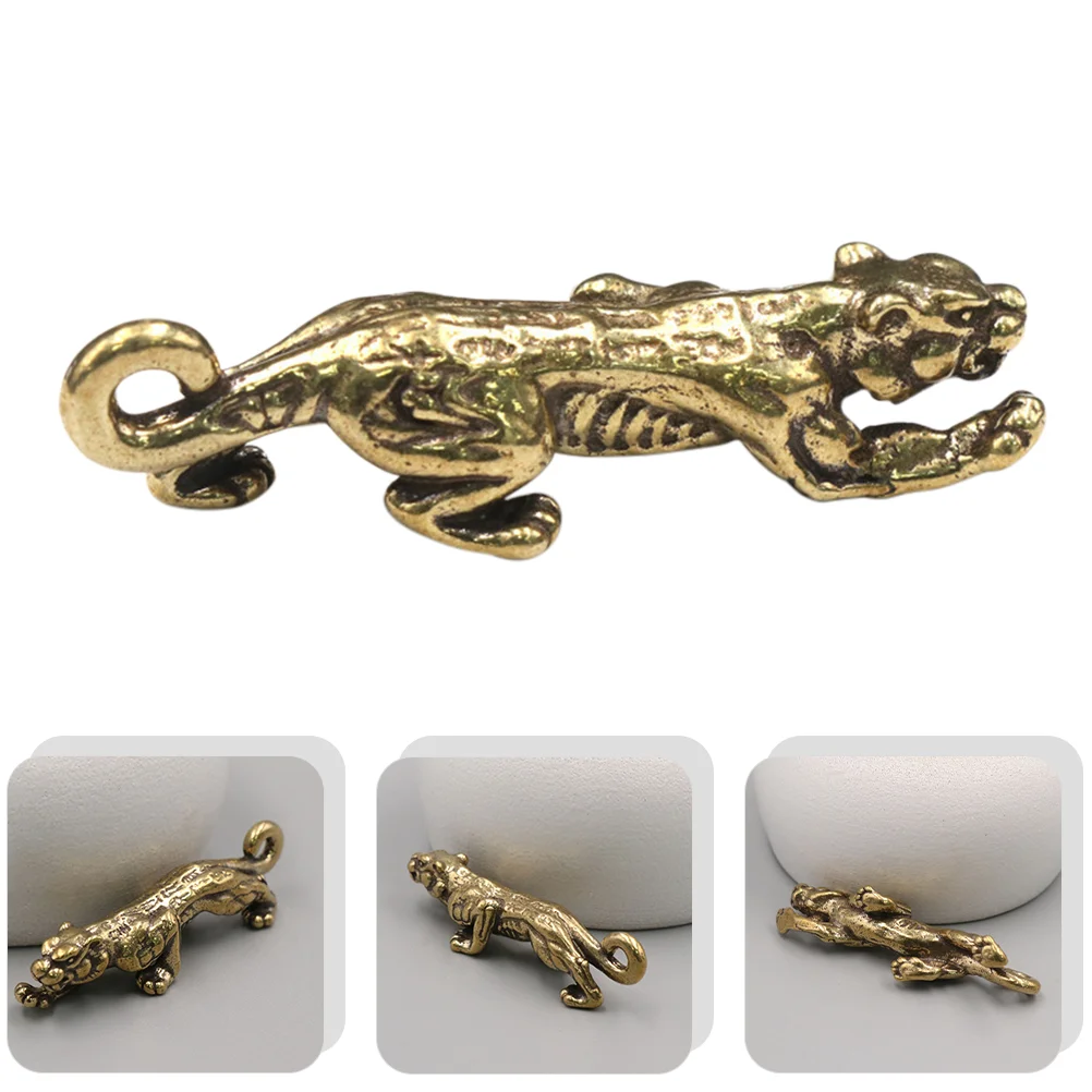 

Key Chain Jewlery Simulated Tiger Pendant Brass Adorn Hanging Ornament DIY Charms Jewelry Keychain