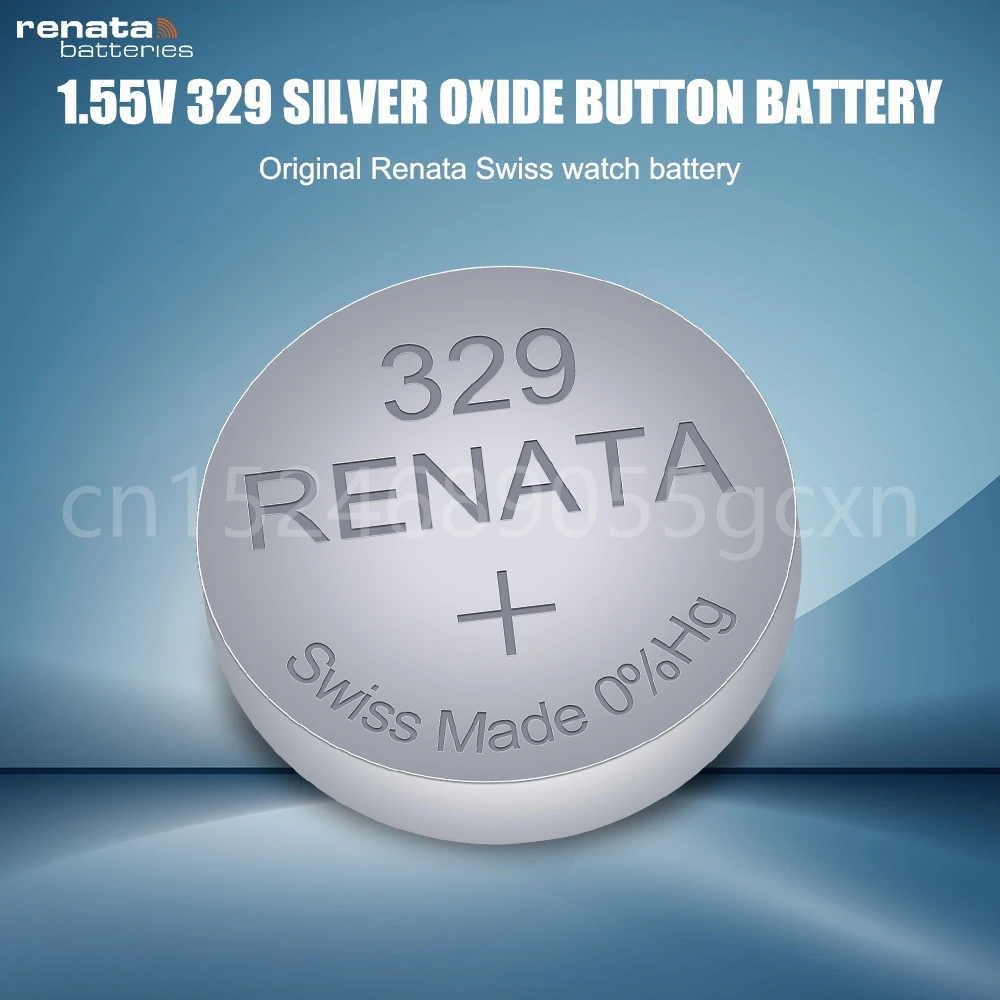 Renata-Batería de reloj de óxido de plata 329 SR731SW LR731 D329 V329 1,55 V para Calculadora de escala de juguete, pilas de botón hechas en Suiza