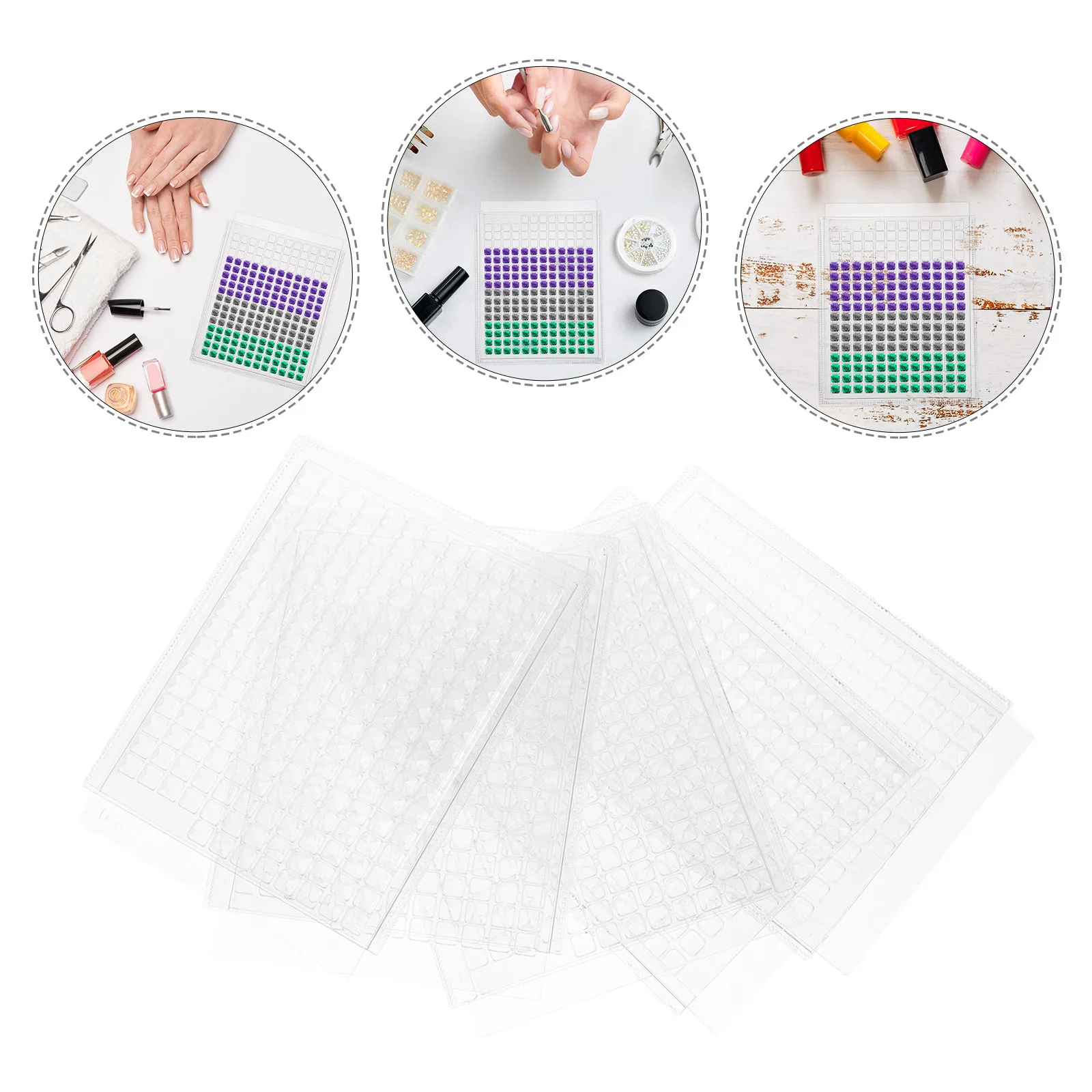 

Набор из 5 прозрачных портативных органайзеров-ящиков для хранения: для маникюрных инструментов, бусин, украшений, дорожный демонстрационный футляр, мини-шкатулка для путешествий