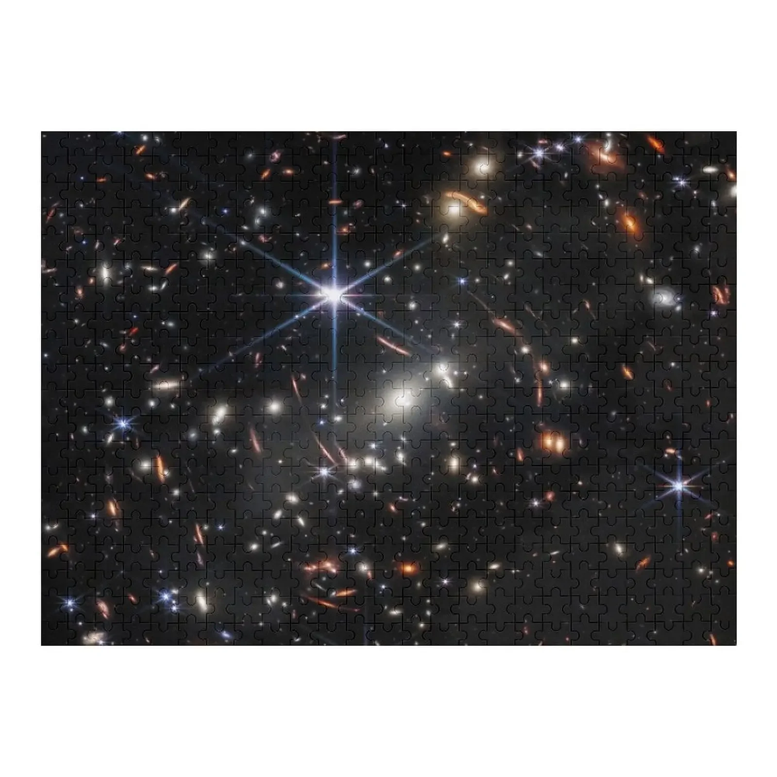 

James Webb's First Deep Field (James Webb/JWST) — space poster Jigsaw Puzzle Wooden Boxes Animal For Children Puzzle