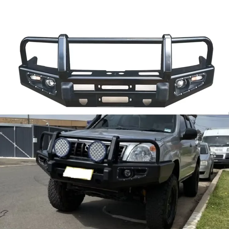 

New Car Accessories Bull Bar for Land Cruiser Prado 120 Fj120 LC200 Front & Rear Bumper Guard Steel Auto Accessories