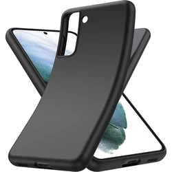 Luxury Black Matte Silicone Soft Case For Samsung Galaxy S23 S22 S21 S20 FE Note 20 Ultra S9 S8 10 Plus S 9 8 Ultra Thin Cover