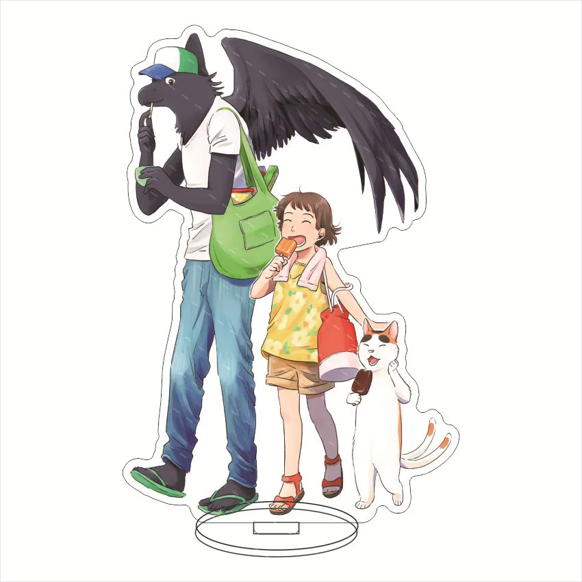 

Japan Anime Tonari No Youkai-san Acrylic Stand Figure Display Cosplay Charm Cartoon Desktop Model Plate Decor Otaku Xmas Gift
