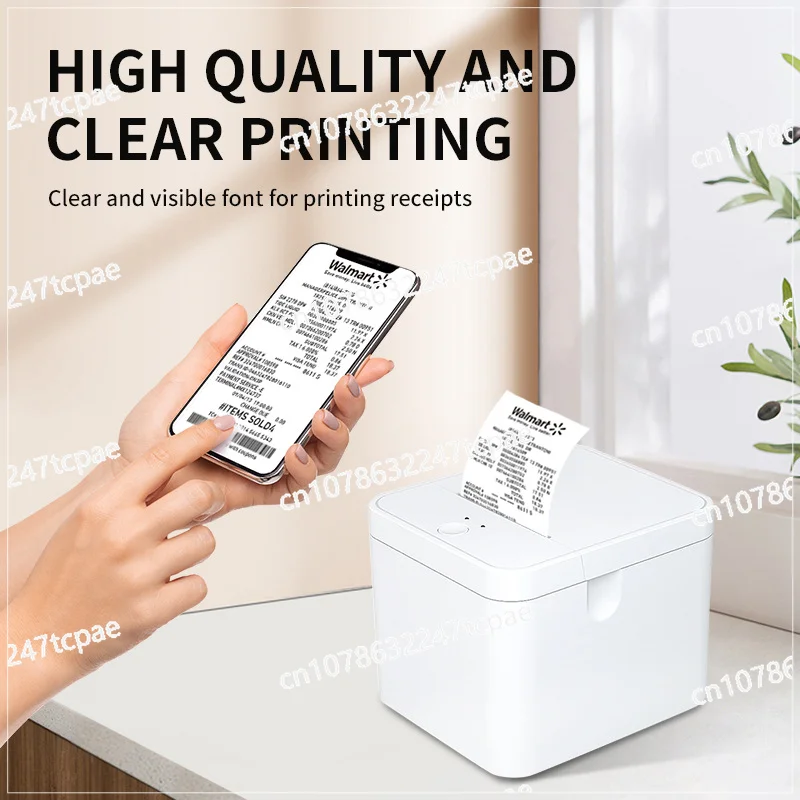 58Mm thermal printer takeaway bluetooth printer usb front desk cashier receipt printer