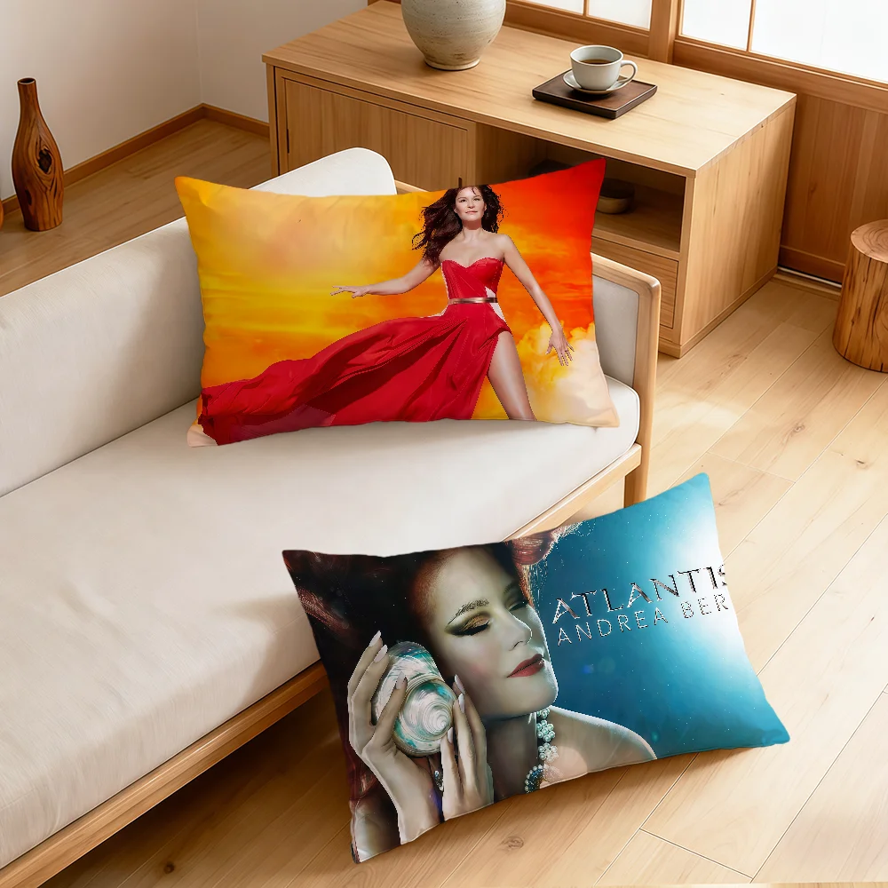 singer a-andrea b-berg art cushion cover Rectangle Pillowcover Home Sofa living Room bedside Dorm bedside hogar Pillowcase gift