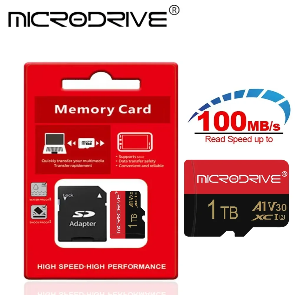 High Speed Memory Card 128GB Micro MINI SD Card 256GB 512GB 1TB Micro TF SD Flash Card For CellPhone Camera Table PC