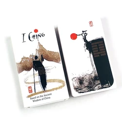 I Ching Tarot Cards Wisdom Of China A 64 Oracle English Visions Divination Edition Deck Borad Playing Games Fortune Telling Game