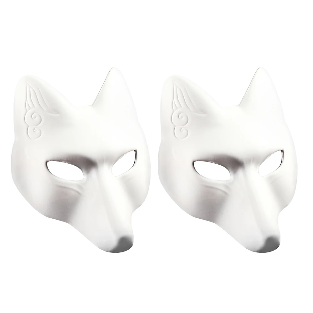 9 Pièces Masque De Renard Masque De Fête Masques De Mascarade Bricolage Masque Pour Mascarade Accessoires De Mascarade - Maison
