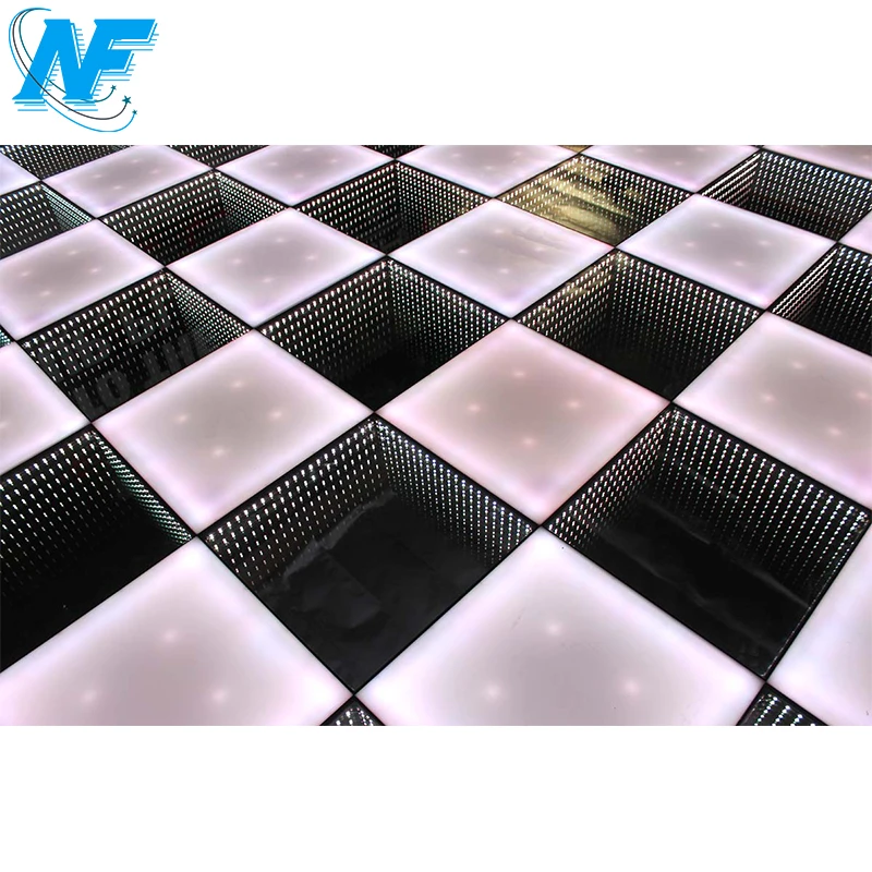 

Infinity Mirror 3D LED Dance Floor for DJ Stage Disco Wedding Club Event Show