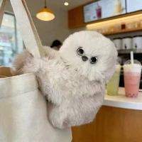 In Stock Mirumi Interactive Robot Bag Charm Plush Toy With Touch Sound Sensors Head Nodding Tilting Rechargeable 2