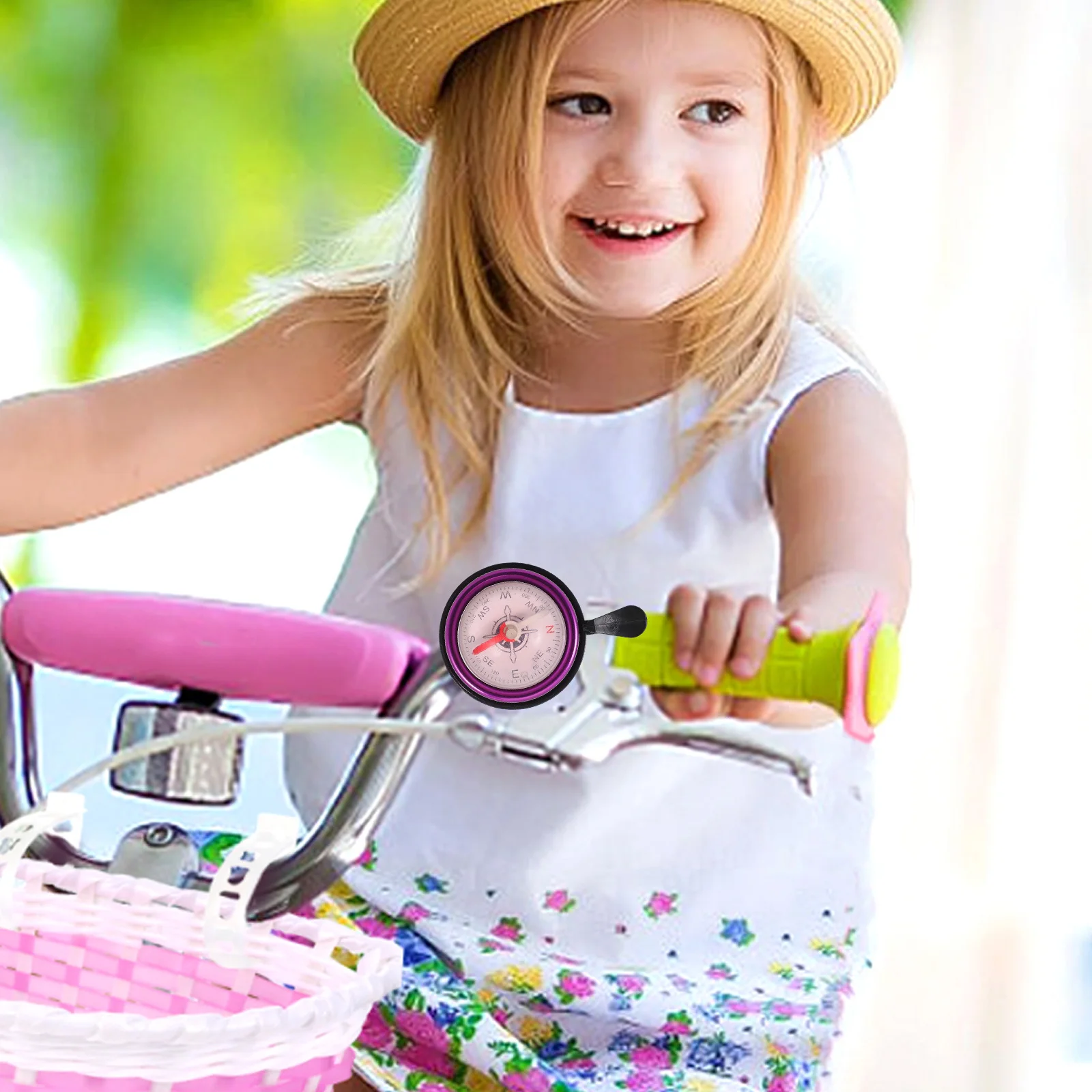 

Lovely Cartoon Bike Bell for Children Strong Build Weather Resistant Fun Design Fits Handlebars of Bike Scooter Tricycle Ride