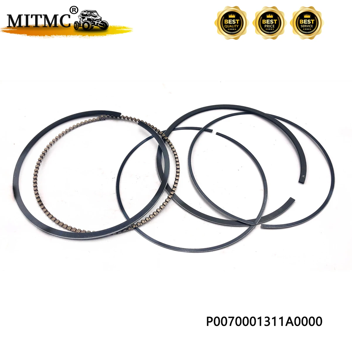 Piston Ring Set Assy for HISUN 700 ATV UTV HS CODE 1311A-007000-0000 ERP CODE P0070001311A0000