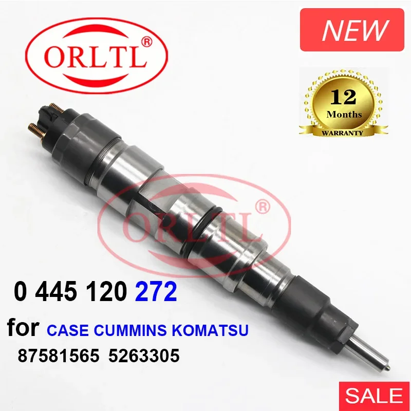 НОВЫЙ ФОРСУНКА ОРИГИНАЛЬНАЯ 0445120272 0 445 120 272 87581565 5263305 для BOSCH CASE CUMMINS KOMATSU