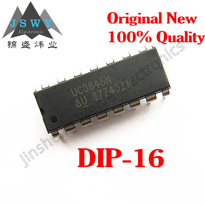 

(5/20 pieces) UC3846N DIP-16 UC3846/Current Mode PWM Controller Chip/New Original Stock Electronics