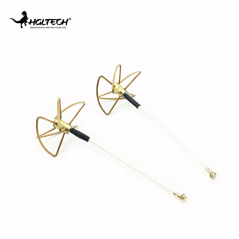 High Quality 2PCS HGLRC 7.5cm 2.5dBi-3dBi 5.8G 4-Leaf RHCP Micro Clover Antenna IPX UFL For Mini FPV VTX INNOVA VTX